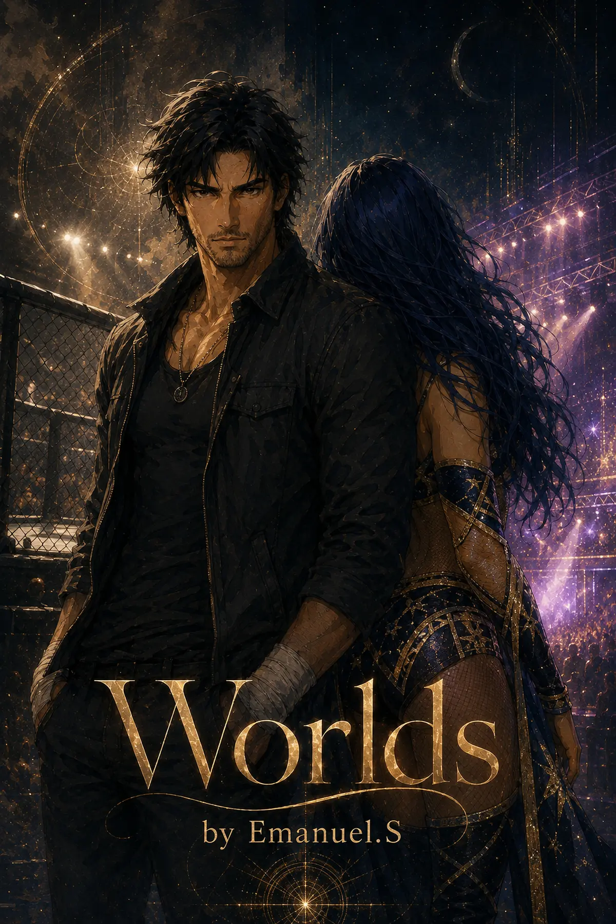 WORLDS book cover by Emanuel Siebert